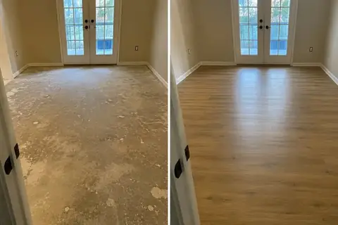 Floor Installation Before & After Las Vegas NV — LvH Vegas Handyman Co